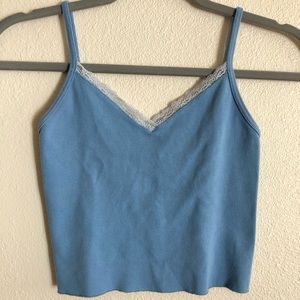 Brandy Melville Sky Blue Nicolette Tank Top